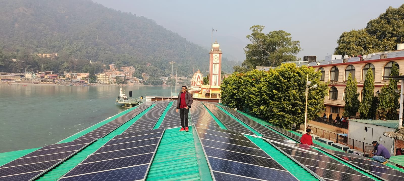 Rooftop solar project