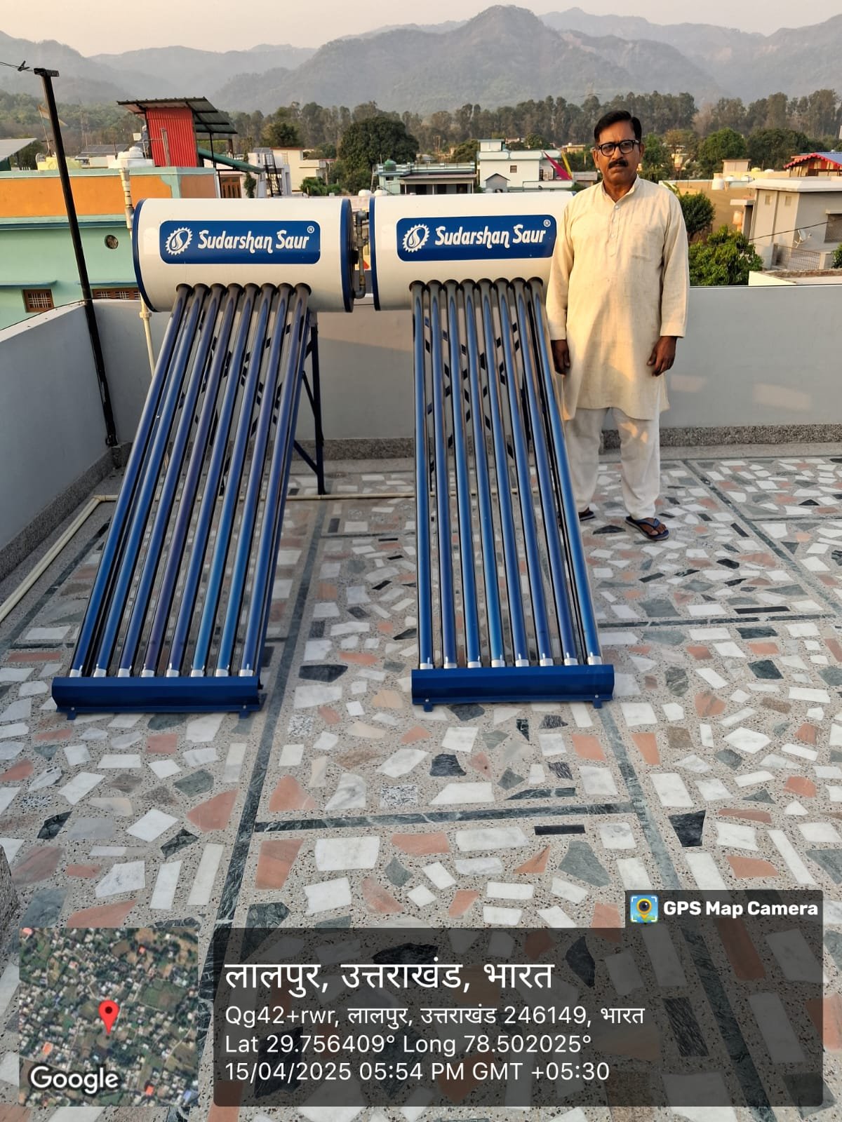Rooftop solar installation